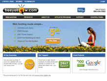 Tablet Screenshot of freeyellow.com